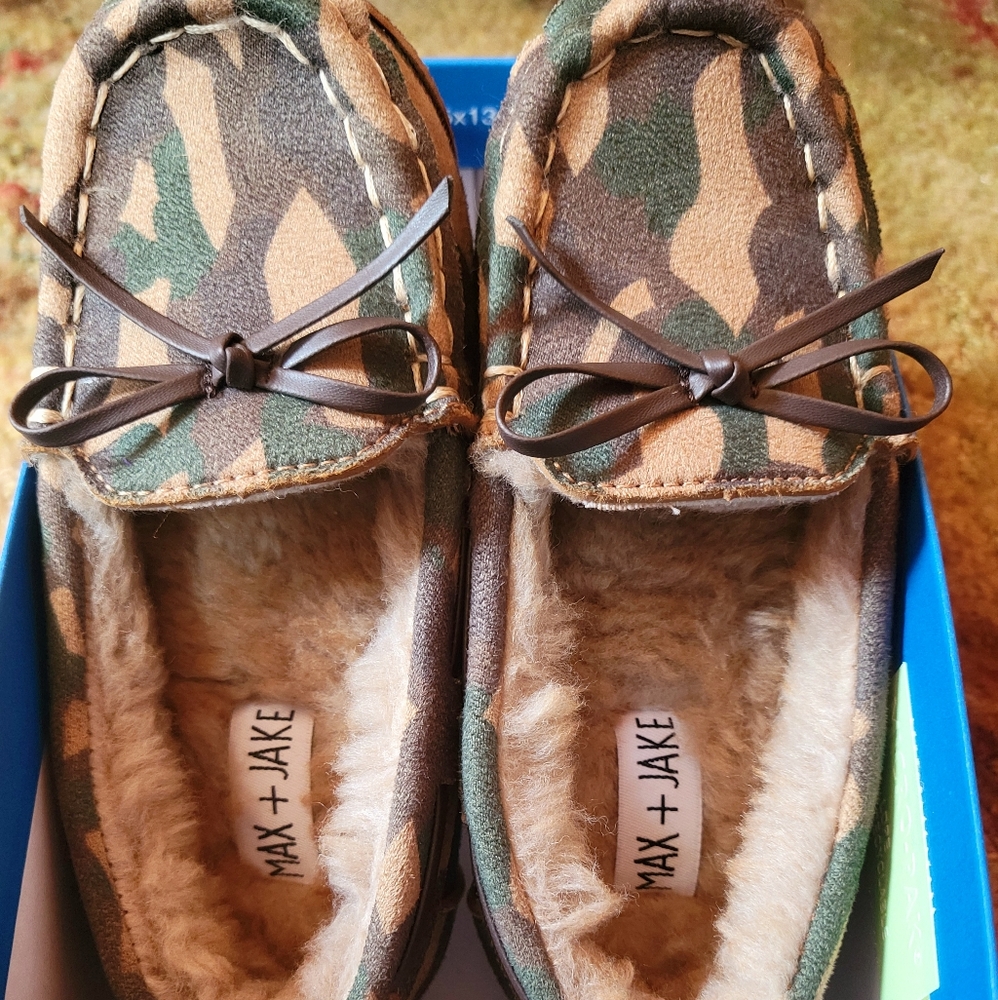 Max & Jake Camo Moccasins